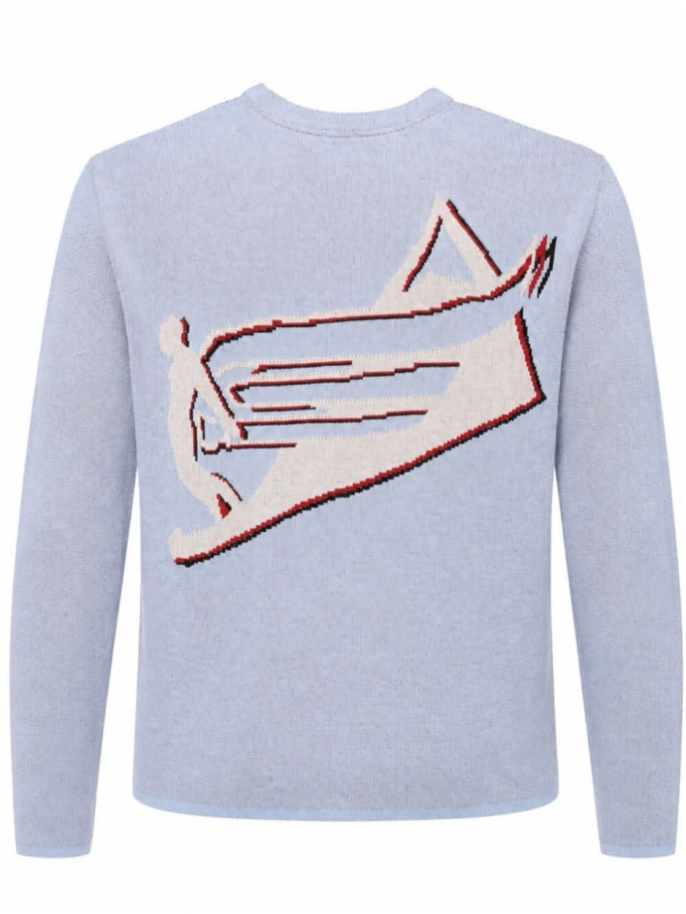 Osklen Brazil Abstract Graphic Intarsia Tricot Sweater Men’s G Large - Picture 7 of 12